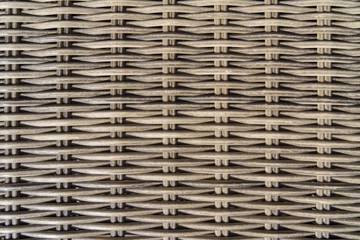 a braided resin pattern from outside furniture