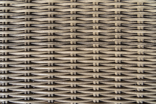 a braided resin pattern from outside furniture