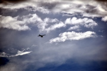 Plane Flying in the sky