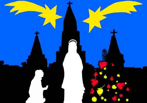 natale a lourdes con comete