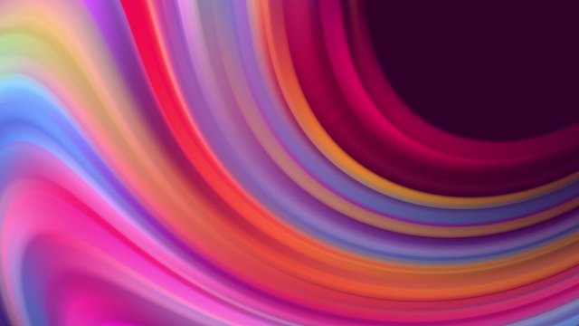 Gradient of rainbow colors are cyclically shifting in loop. It is 4k beautiful abstract background with seamless looping animation for holiday presentations or trendy stuff in motion design style. 30