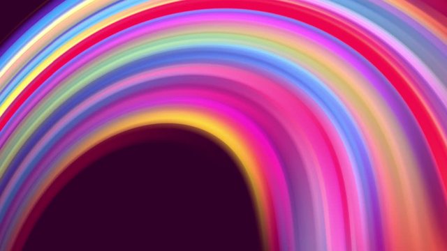Gradient of rainbow colors are cyclically shifting in loop. It is 4k beautiful abstract background with seamless looping animation for holiday presentations or trendy stuff in motion design style. 4