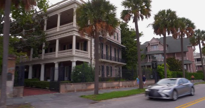 Colonial homes Charleston SC USA French Quarter