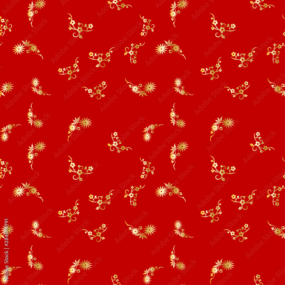 Poster modern background for decorative design. trendy art background. tile seamless asian pattern. japanes