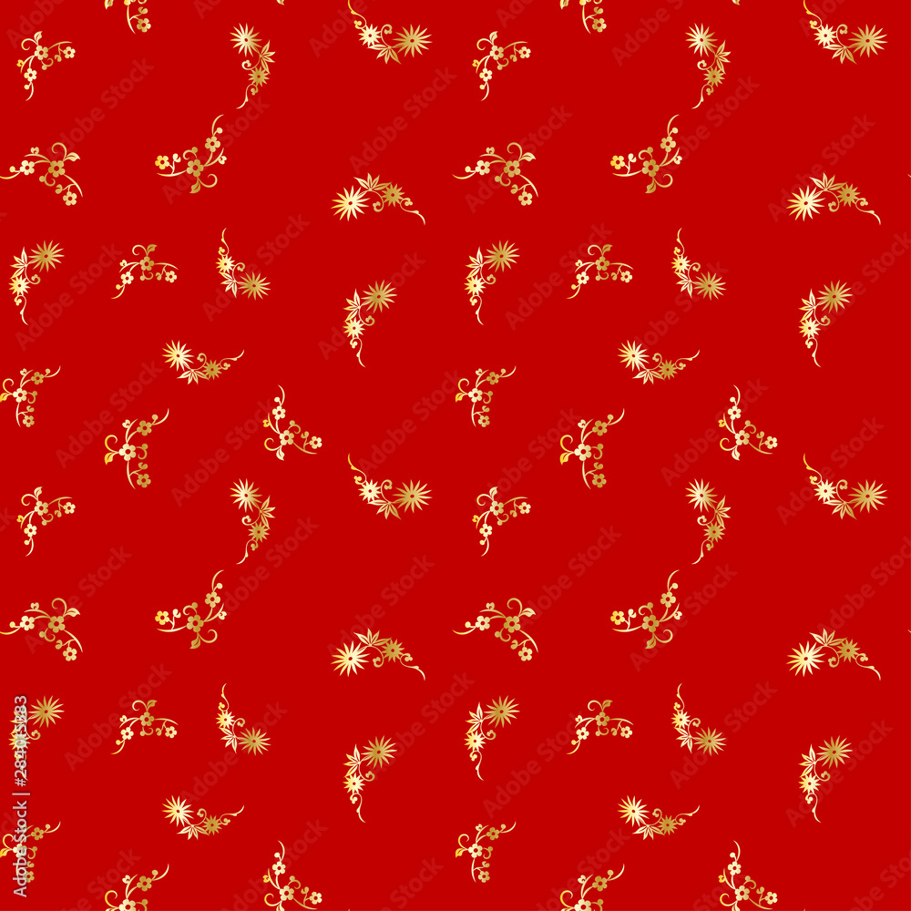 Poster modern background for decorative design. trendy art background. tile seamless asian pattern. japanes