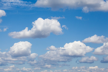 Fototapeta premium bleu sky with white clouds