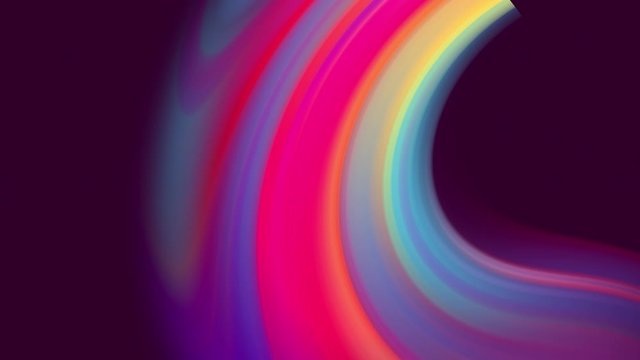 Gradient of rainbow colors are cyclically shifting in loop. It is 4k beautiful abstract background with seamless looping animation for holiday presentations or trendy stuff in motion design style. 13