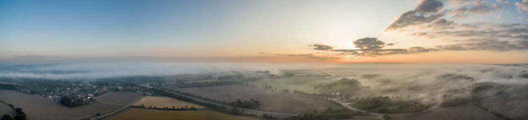 Nebel bei Sonnenaufgang