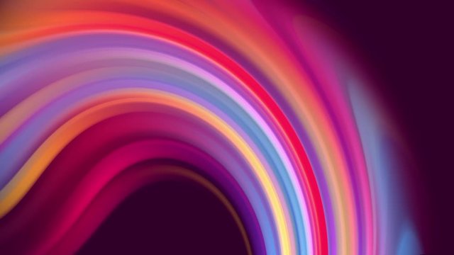 Gradient of rainbow colors are cyclically shifting in loop. It is 4k beautiful abstract background with seamless looping animation for holiday presentations or trendy stuff in motion design style. 12