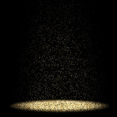 Luxury holiday glitter background. 3d illustration, 3d rendering.