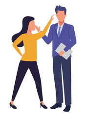 Executive business entrepreneur couple