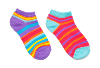Two Colorful Socks