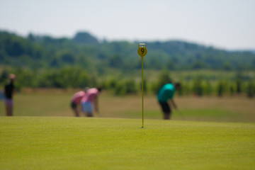 Obraz premium golfplatz