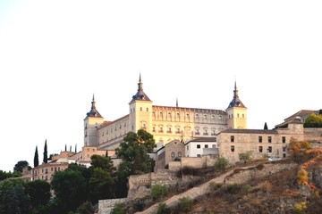 Toledo, Spain old town cityscape at the Alcazar