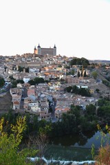 Fototapeta na wymiar Toledo, Spain old town cityscape at the Alcazar