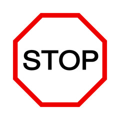 znak stop - obrazy, fototapety, plakaty