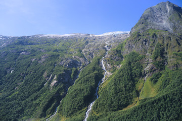 Norwegen - Bøyabreen. Impressionen.