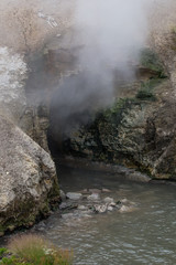 Steaming cave