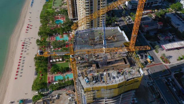 The Estates at Acqualina Sunny Isles Beach FL USA under construction
