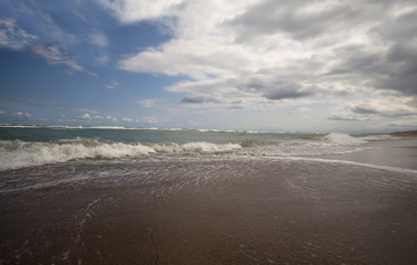 scenic view of the sea and waves