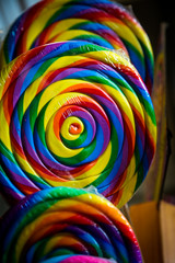 Fototapeta na wymiar colorful lollipop
