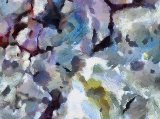 Colorful scratched grunge texture. Dry oil strokes background. Design pattern.