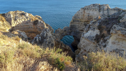 Lagos is an amazing resort on Algarve coast, Portugal, Rocks and beaches