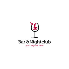 Bar and Nightclub Logo Vector