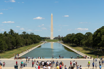 Washington Monument tower in Washington DC