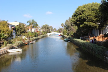 Fototapeta na wymiar Venice Beach Canal