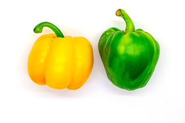  Bell pepper isolated White background