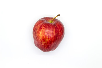 Red apple isolated White background