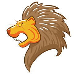 lion vector clipart design