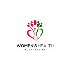 Women Health Logo Template
