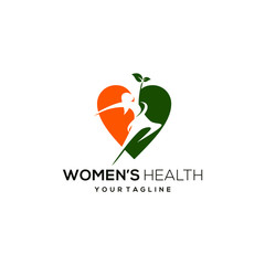 Women Health Logo Template