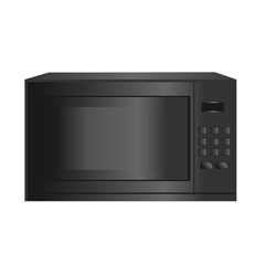 Microwave Home appliances isolated on a white background. Vector graphics.