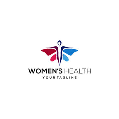 Women Health Logo Template