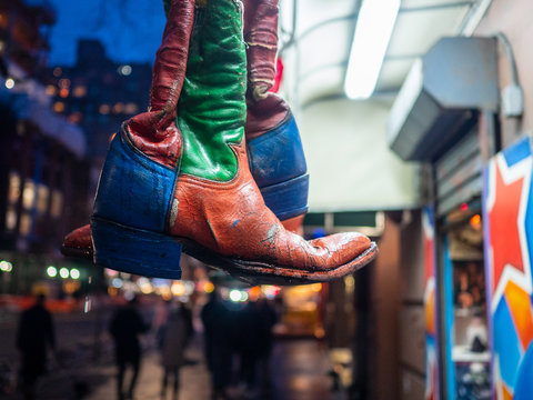 Colorful Urban Cowboy Boots