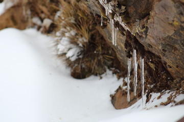 Bajo cero en las montañas
