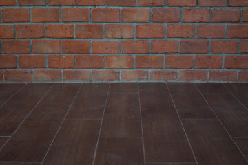 Close Up Brick Wall Rust abstract background