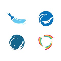 Paint logo business vector