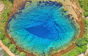 Source of the river Cetina, Croatia