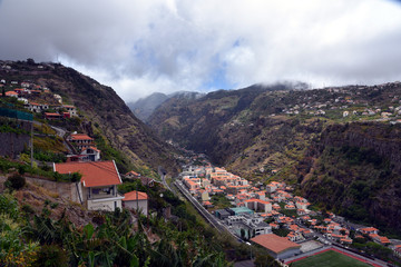 Fototapeta premium Landscapes of Ribeira Brava, Madeira - Portugal.