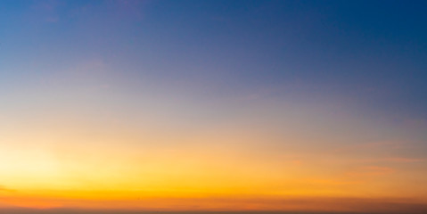 Fototapeta premium Sunset sky for background,sunrise sky and cloud at morning,nature for design art work.