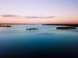 Sunrise in the everglades