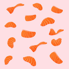 vector pattern salmon