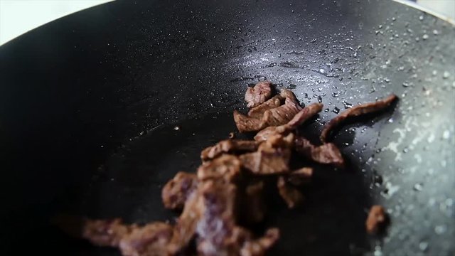 Pizza Making Process in slow motion and normal shot