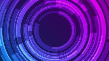 Bright HUD gear technology futuristic background