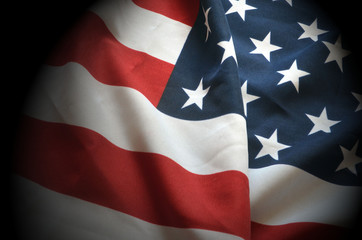Flag USA as a patriotic background