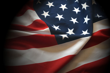 Flag USA as a patriotic background